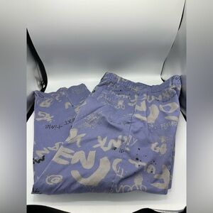 Urban Outfitters Purple Graphic Sweatpants